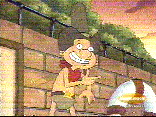 Gerald in cowboy outfit, as part of a synchronized swimming routine